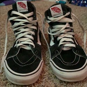 Black high top vans